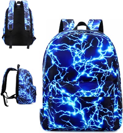 KZQ Grote waterdichte schooltas rugzak voor jongens 17 inch geschikt voor middelbare school en bovenbouw basisschool