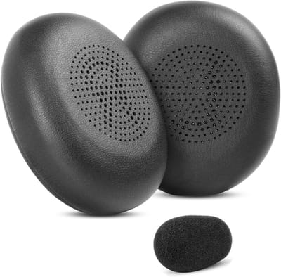 Vervangende Oorkussens voor Jabra Evolve2 65 MS/UC en Elite 45h Draadloze Hoofdtelefoons, Zacht Kunstleer, Comfortabele Earcups en Geluidsisolatie