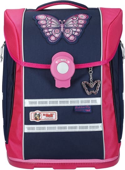 McNeill Schooltas Ergo Primero Schoolbag Butterfly Blauw Veelkleurig