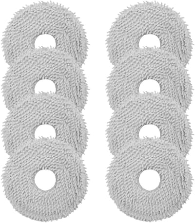 Dailygoods- Wisserdoeken 8 Stuks - Microvezel Doek - Accessoireset - Voor Robotstofzuiger - Geschikt voor L10s Pro Gen 2 - L10s Ultra - L20 Ultra - Microvezeldoek