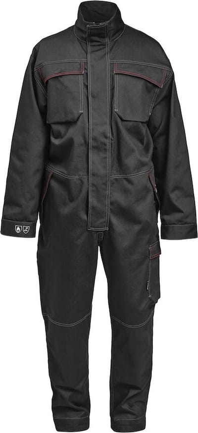 Jobman 4037 Overall Flame Retardant 65403714 - Zwart - XL