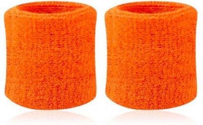 ProductGoods - 2x Zweetband Oranje | Zweetbandjes pols