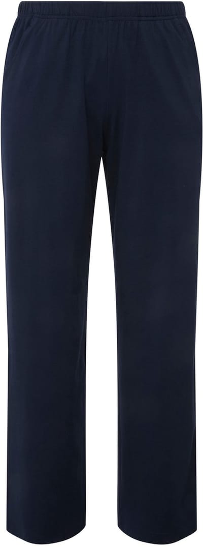 Ulla Popken - Dames - Broek zijzakken rechte pasvorm - Nachtblauw - Maat 42+