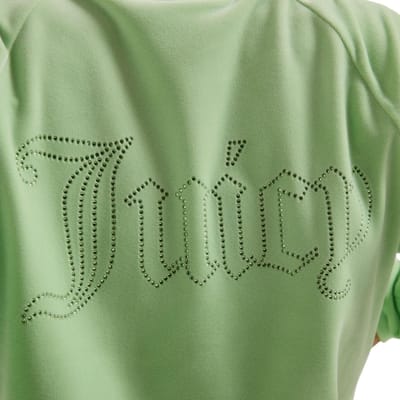 Juicy Couture Juicy Couture Madison Col Out Hoodie GROEN - Maat XS