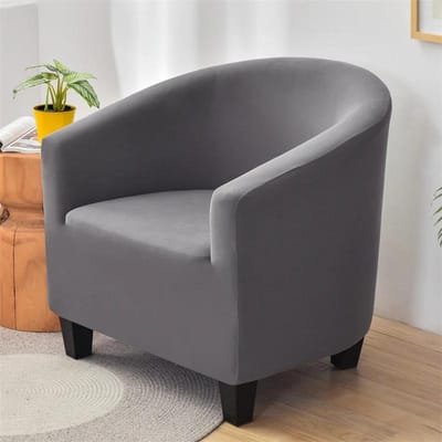 Elastische Spandex Bankhoes Relax Stretch Eenpersoons Club Bank Slipcover voor Woonkamer Antislip Fauteuil Beschermhoes