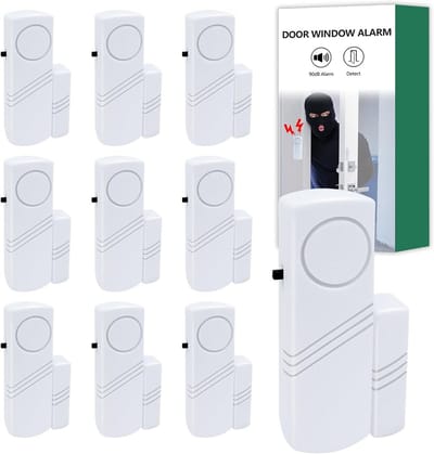 Deurwaalarmen voor Kindveiligheid - 90DB Inbraakalarm en Zwembadalarmen - 10 Stuks