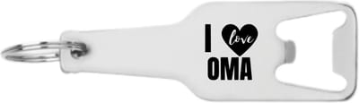Akyol - ik hou van oma flesopener - Oma - familie - cadeau - 105 x 25mm