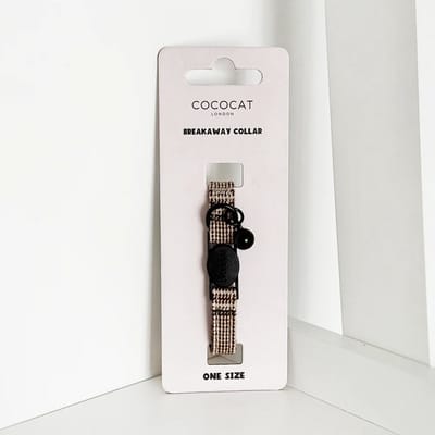 Cococat London - kattenhalsband - plaid - breakaway collar - cocopup London