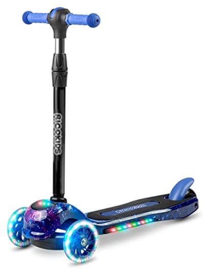 Trike Kinderscooter met LED Verlichting - Veilige Driewieler voor Kinderen