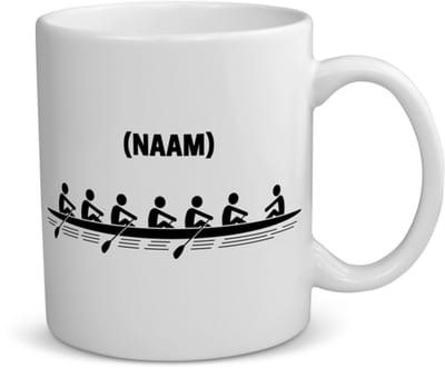 Akyol - roeien met eigen naam koffiemok - theemok - Sport - roeiers - sport - 350 ML inhoud