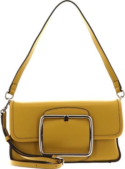 SEIDENFELT MANUFAKTUR Schoudertas Grurup Crossbody Bag Lemon Crush Mosterdgeel
