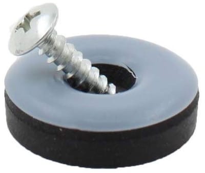38 mm Ronde Schroef-in PTFE Teflon Meubelglijders - 4 Stuks voor Vloerbescherming