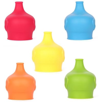 Overloopbestendige Bekerdeksel Voedselveilige Silicone Waterdichte Verzegelde Stofbestendige Deksel Kan In De Bekerdeksel Met Rietje Worden Geplaatst. oranje