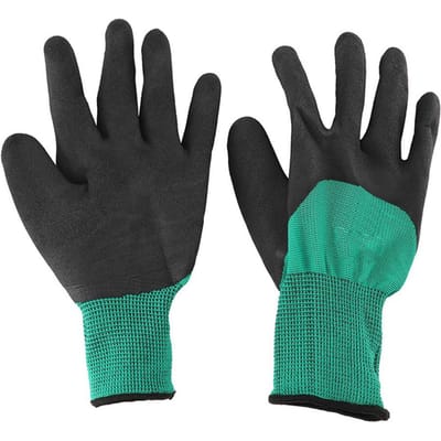 1 Paar Antislip   Slijtvast Arbeids Werk Tuinhandschoenen Hanteerhandschoenen black