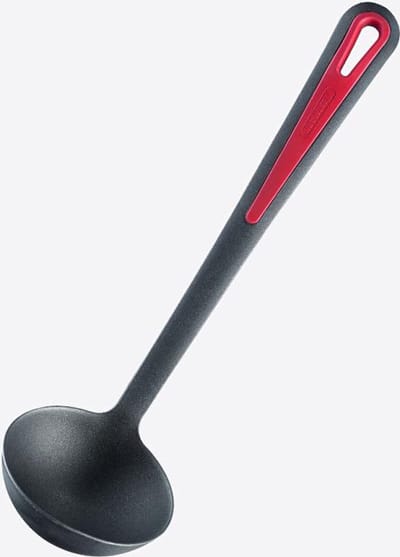 Westmark Soeplepel/pollepel, lengte: 31,5 cm, Gallant, zwart/rood, 29562270