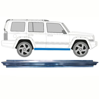 Buiten reparatiepaneel dorpel voor Jeep Commander 2005-2010 / Links = Rechts
