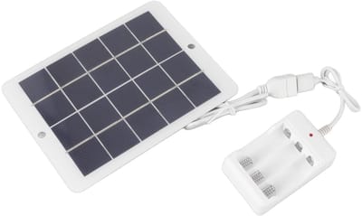 Allecto - Zonnepaneel Batterijlader - Draagbaar - Hoge Conversiesnelheid - Compact Ontwerp - Energieopwekking - Geschikt voor Kogelcamera's - 16,2 ...