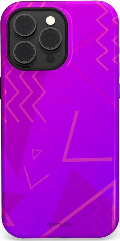 Casetastic Hoesje Geschikt voor Apple iPhone 15 Pro Max Magsafe - Stijlvolle Beschermende Duo-layer Case - Discowave