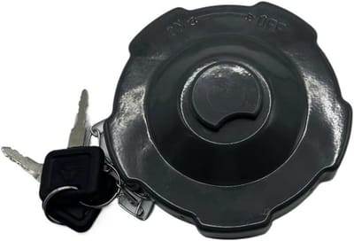 Brandstof Dop Bevestigingsriem - Tankdop Met Slot - Vrachtwagen Brandstoftank - Twee Sleutels - 640 gram - Zwart