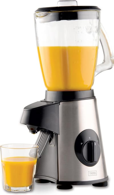 Trebs Blender - 500W en 1,7L kan - 3 snelheden - Smoothies soepen sauzen en meer - 99327 - Zwart