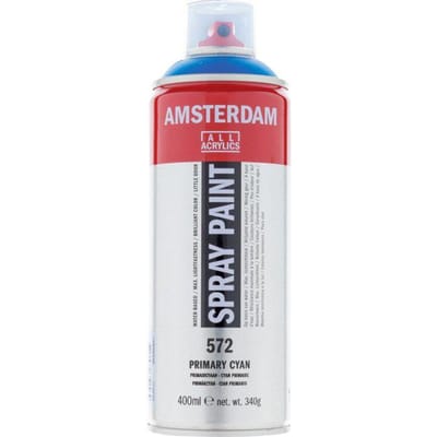 Spraypaint - 572 Primaircyaan - Amsterdam - 400 ml