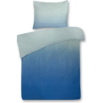 DoubleDry Dekbedovertrek My Design 100% katoen - Eenpersoons 140x200 cm + 1 Kussensloop - 140x200 - blauw