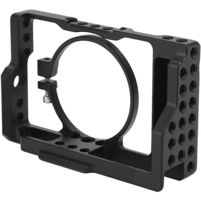 SLR Camera Kooi voor Sony RX100 M6 Camera Aluminiumlegering Kooi Handheld Stabilisator Accessoires black