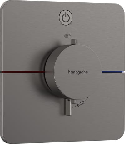 Hansgrohe ShowerSelect Comfort - Thermostatische inbouwkraan, geborsteld zwart chroom 15581340