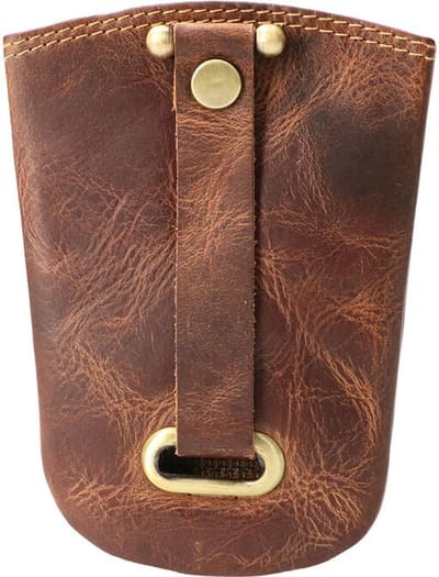Leather Design Klok Sleuteletui Hunter Bruin