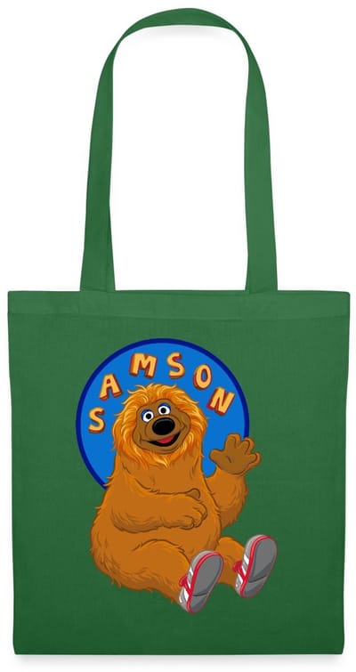 Sesamstraat Samson Tas Van Stof Schoudertas