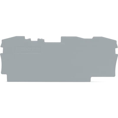 WAGO TopJob S Eind En Scheidingsplaat 1mm Grijs - 2006-1391 [20 Stuks]