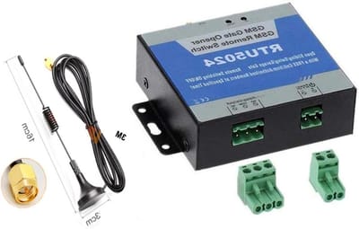 Elektrische Poortopener - GSM Toegang - Poorten Bedienen - 200 Gebruikers - With Adapter - Zwart