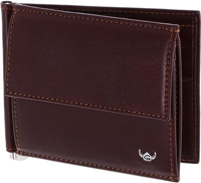 Golden Head Leren portemonnee geldclip Colorado RFID Protect Clip-Scheintasche 1921 Tabacco bruine