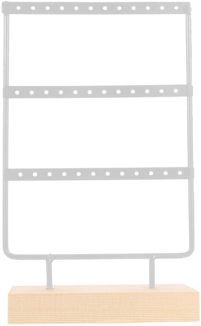 Dailygoods- Sieradenhouder Chic Ontwerp - Sieradenstandaard - Oorbellenrek - Kettinghouder - Ringhouder - Duurzaam Ijzer/Hout