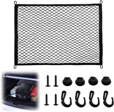 Bagagenet voor auto 80x60 cm - Ideaal voor bagagebeveiliging