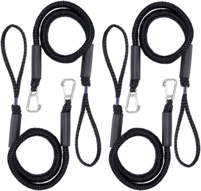 Elastische Trekkoord voor Boot - Bungee Aanleglijnen - 4 Stuks