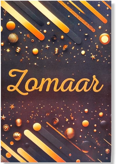 Zomaar Wenskaart - 12x17cm - Gevouwen kaart inclusief envelop