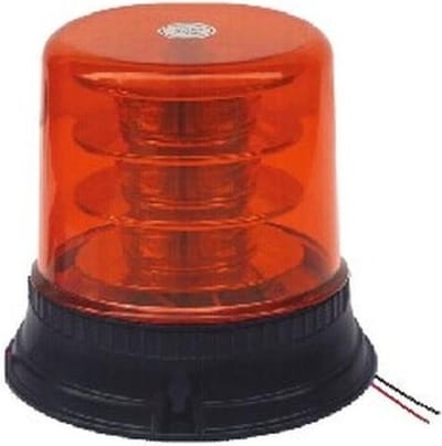 ORANJE zwaailicht - 12V/24V - 36 LED SMD - E-keurmerk - R65 / R10 - Vaste aansluiting met stroomkabel