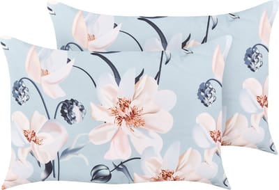 APRICALE - Tuinkussen set van 2 - Lichtblauw - 40 x 60 cm - Polyester