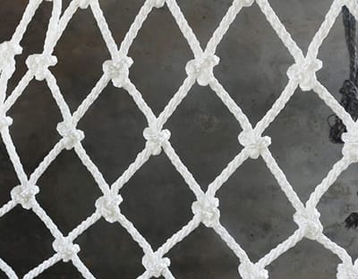 Veiligheidsnet - Beschermend net - Valbeveiliging - Corrosiebestendig - 1x3 meter - Wit