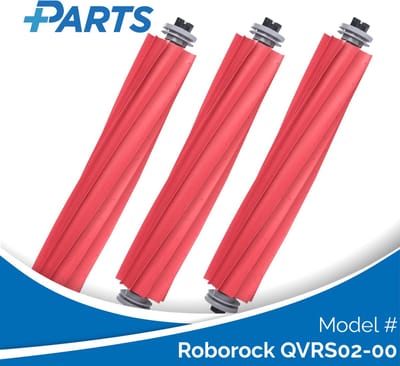 Roborock QVRS02-00 Borstels (3 Stuks, Plus.Parts® alternatief voor 8.02.0079)