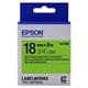 Epson LK-5GBF tape zwart op fluorescerend groen 18mm (origineel)