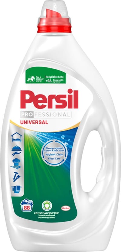 Persil Wasmiddel Professional Gel 88 Wasbeurten Universal - 4 x 4,05 liter - Voordeelverpakking