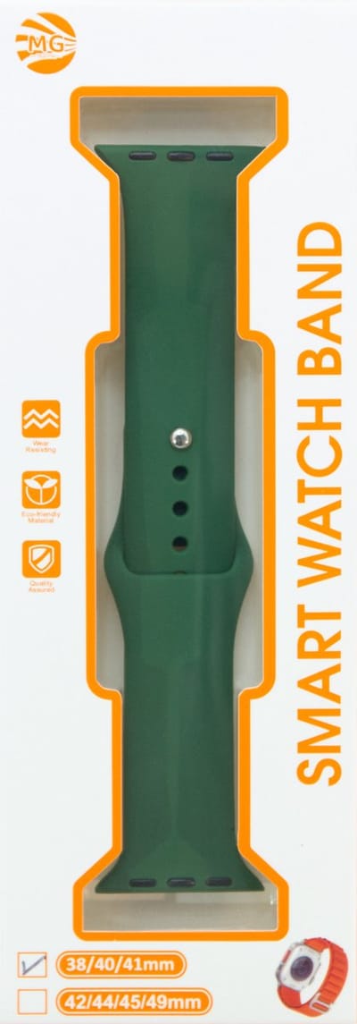 smartwatch bandje Silicoon voor watch bandje - Groen - Geschikt Voor 42 / 44 / 49mm - Smartwatch Siliconen Bandje