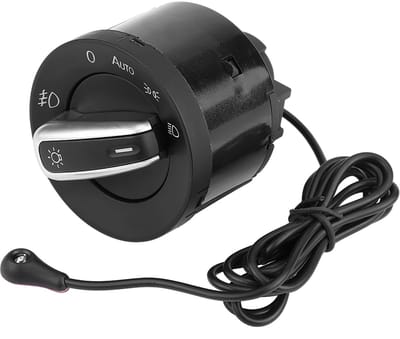 By shayne - Elektronische Koplampschakelaar - Automatische Lichtschakelaar - Zwart - Lichtsensor - Batterijbesparing - Geschikt voor MK5 MK6