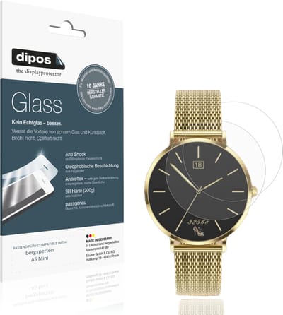 dipos – 2x Matte Pantserfolie geschikt voor bergxperten A5 Mini | 9H Screenprotector