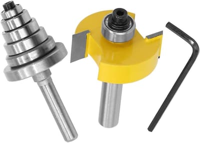 8 mm groeffrees met 6 lagers, houtbewerkingsgereedschap