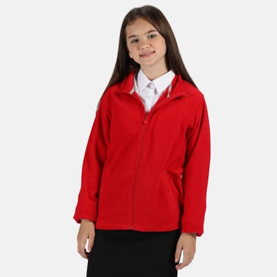 Regatta Kinderen/Kinderen Brigade II Micro Fleece Jacket (Klassiek rood)