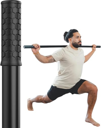 Yogastick voor Mobiliteit en Flexibiliteit - Bamboe Oefenstok voor Yoga, Fysiotherapie en Fitness