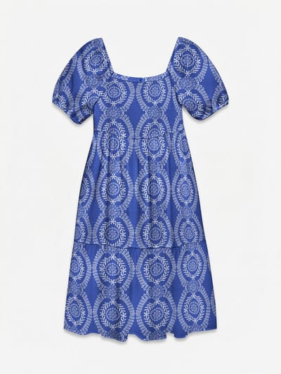 Vero Moda Gesmokte jurk VMROKAYA Midi-jurk
